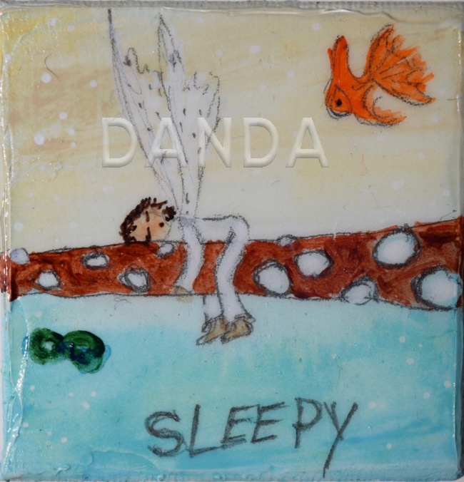Alexandra Hesselmann Shop - Sleepy 20 x 20 cm