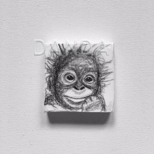 Alexandra Hesselmann Shop - nachdenkliches Orangutanbaby