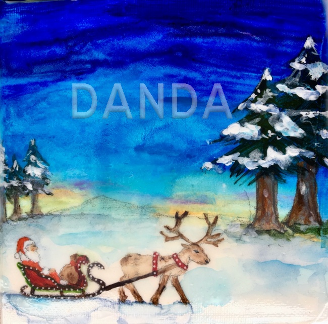Alexandra Hesselmann Shop - Nikolaus 40 x 40 cm