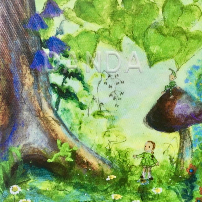 Alexandra Hesselmann Shop - Kleine im Wald 20 x 20 cm