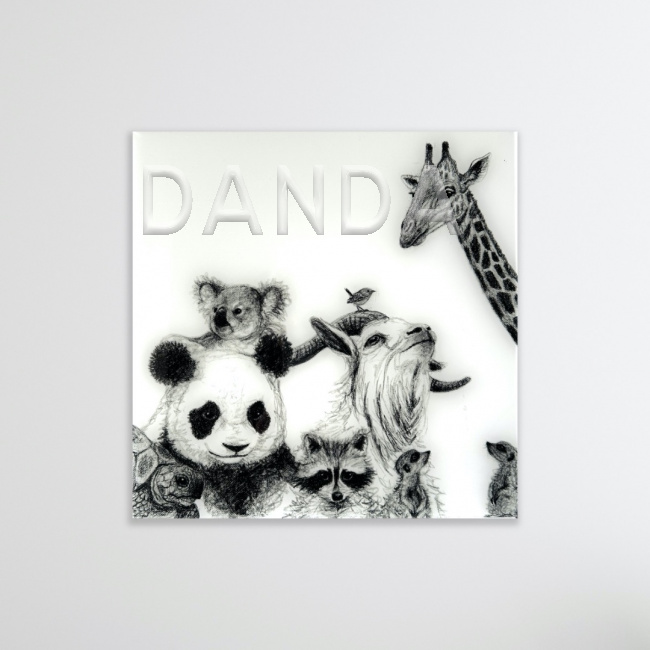 Alexandra Hesselmann Shop - Panda, Koala und Co. 40 x 40 cm