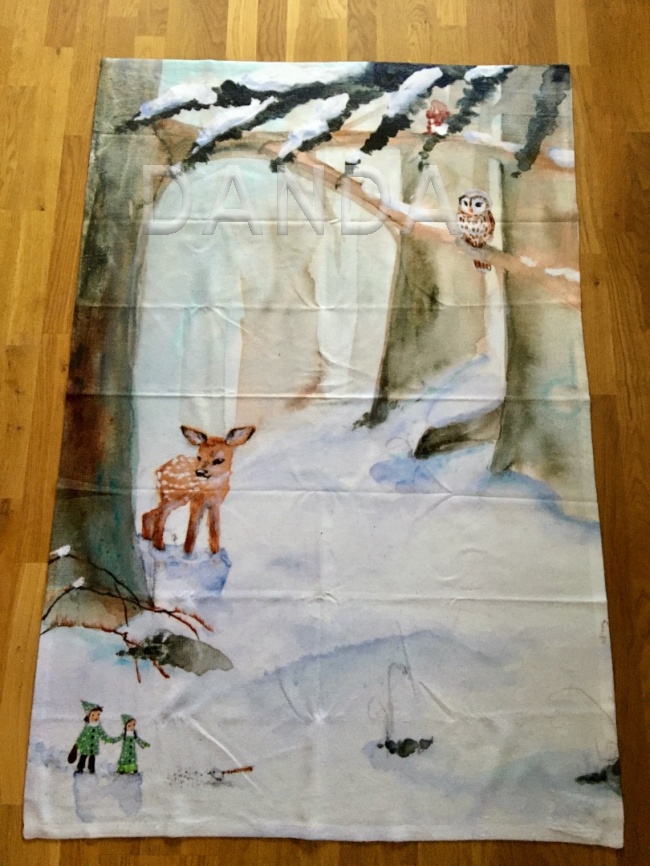 Alexandra Hesselmann Shop - Wandtuch Winterwald