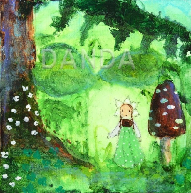 Alexandra Hesselmann Shop - Kleine im Sommerwald 20 x 20 cm