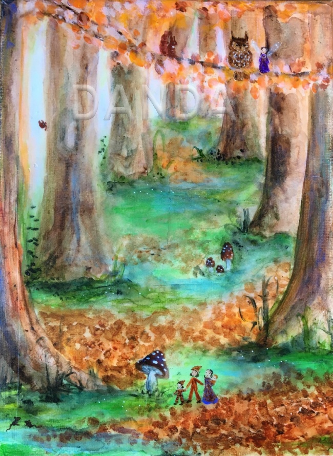 Alexandra Hesselmann Shop - Herbstwald 20 x 30